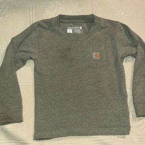 Carhartt Kids Light Green Long Sleeve Tee